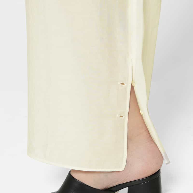 ATELIER EDITION ATELIER EDITION ＜アトリエ エディション＞ドローストリング シアーパンツ WHITE