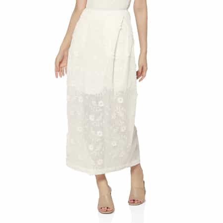 ATELIER EDITION ＜アトリエ エディション＞フラワーレースロングスカート