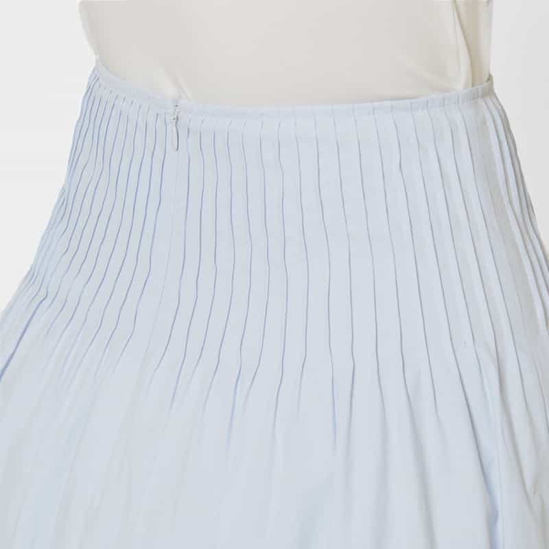 ATELIER EDITION ATELIER EDITION ＜アトリエ エディション＞ステッチフレアスカート LIGHT BLUE