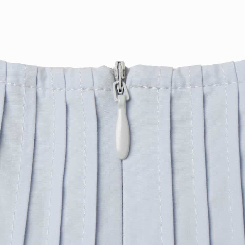 ATELIER EDITION ATELIER EDITION ＜アトリエ エディション＞ステッチフレアスカート LIGHT BLUE