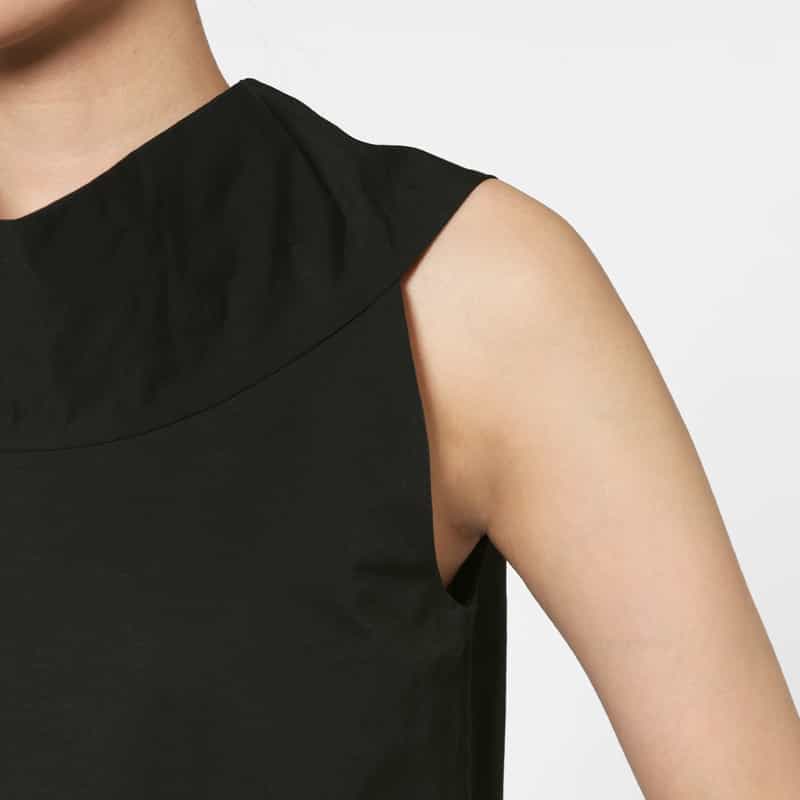 THE LOOM THE LOOM ＜ザ ルーム＞ バックリボン ロングドレス BLACK