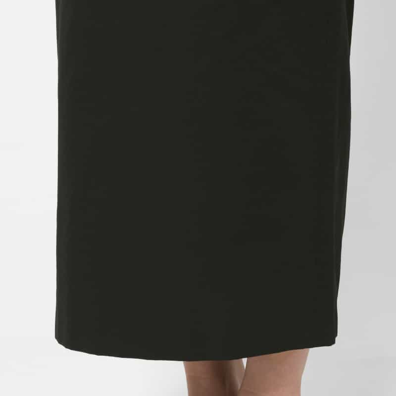 THE LOOM THE LOOM ＜ザ ルーム＞ バックリボン ロングドレス BLACK