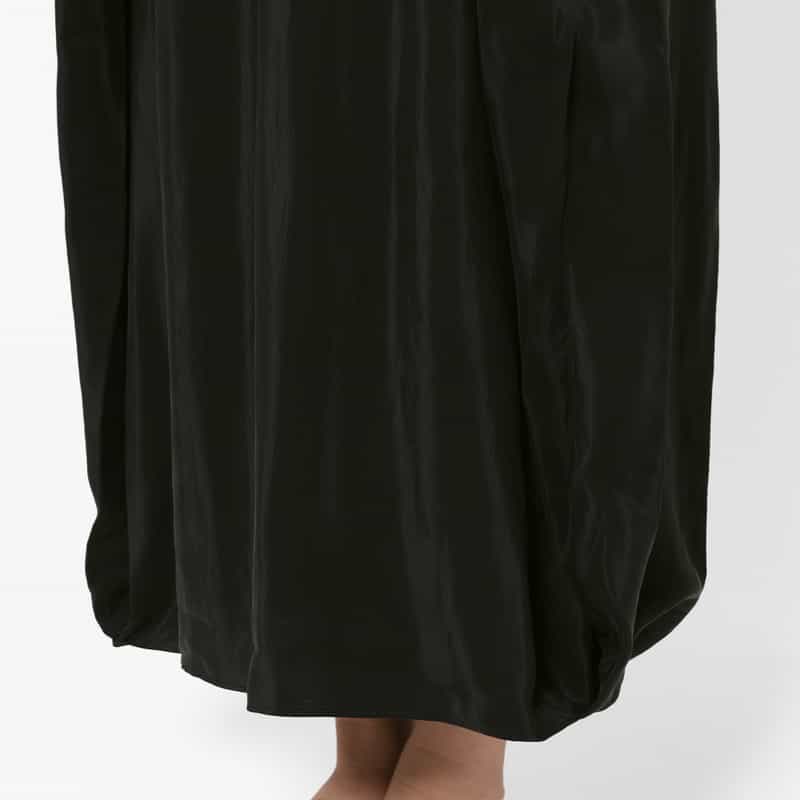 THE LOOM THE LOOM ＜ザ ルーム＞ ケープデザインドレス BLACK