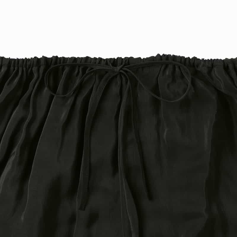 THE LOOM THE LOOM ＜ザ ルーム＞ ケープデザインドレス BLACK