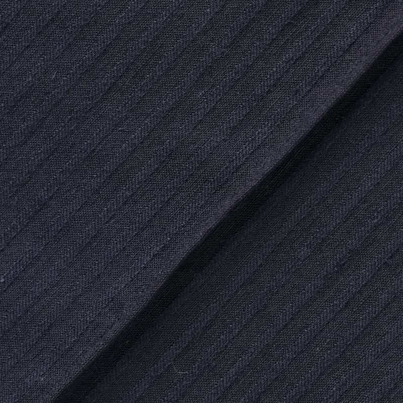 BARNEYS NEW YORK セットアップ ストライプ柄ストレッチショーツ NAVY