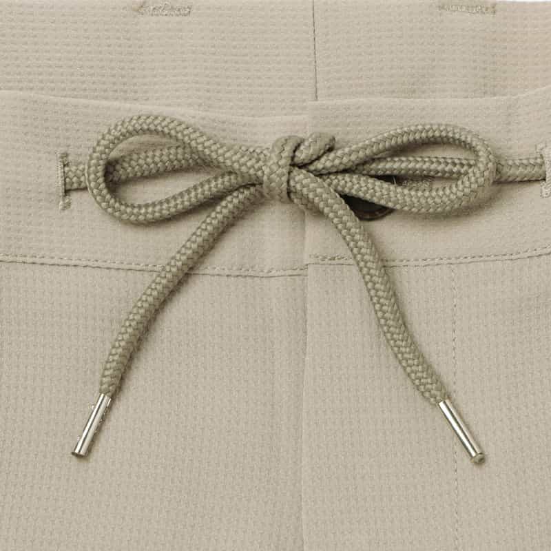 BARNEYS NEW YORK セットアップ ストレッチワッフル素材ショーツ WHITE