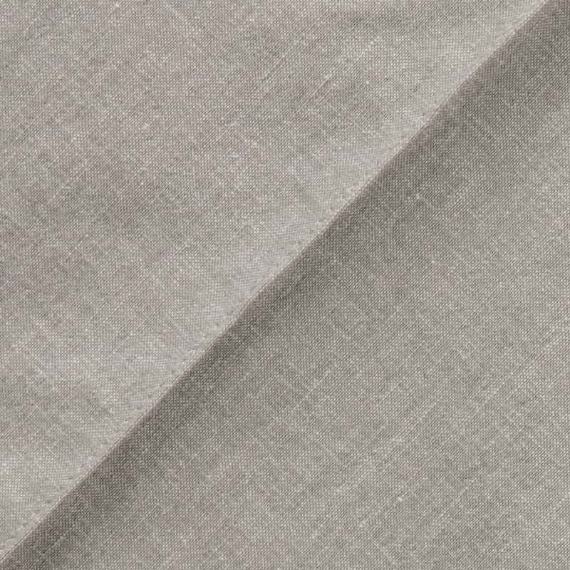 BARNEYS NEW YORK コットン×リネン素材 カジュアルパンツ LIGHT GRAY