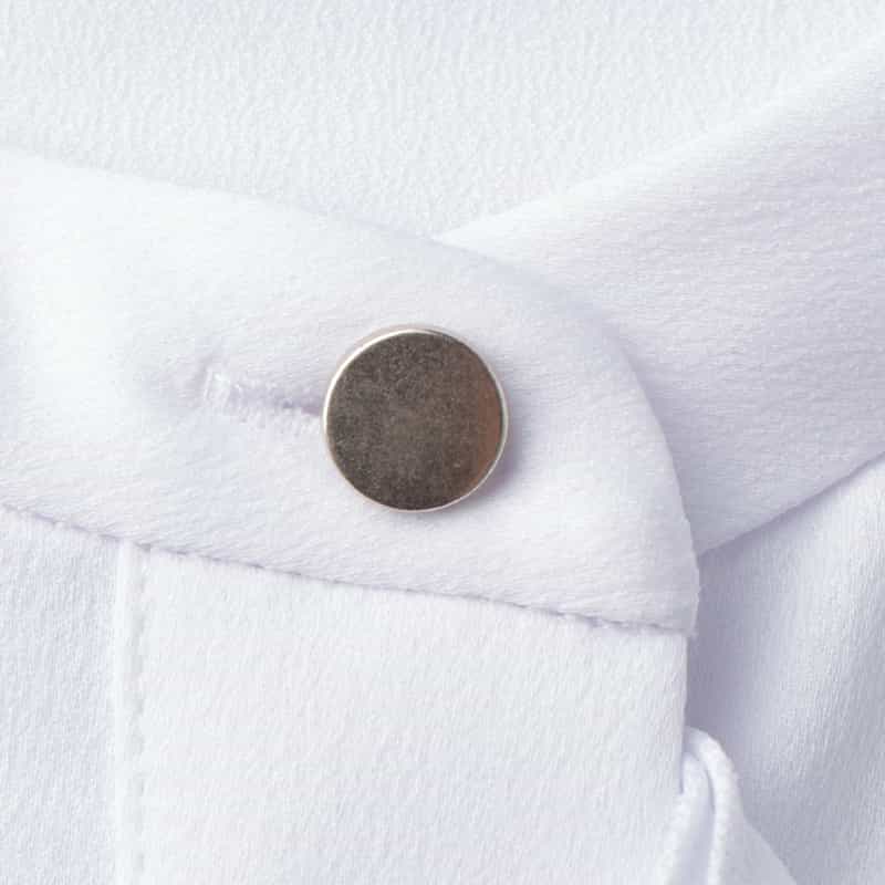 BARNEYS NEW YORK ウォッシャブル ラッフルデザインブラウス OFF WHITE