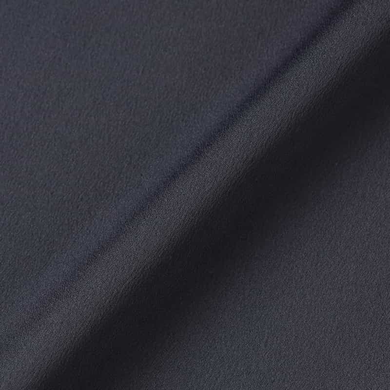 BARNEYS NEW YORK ウォッシャブル ラッフルデザインブラウス NAVY