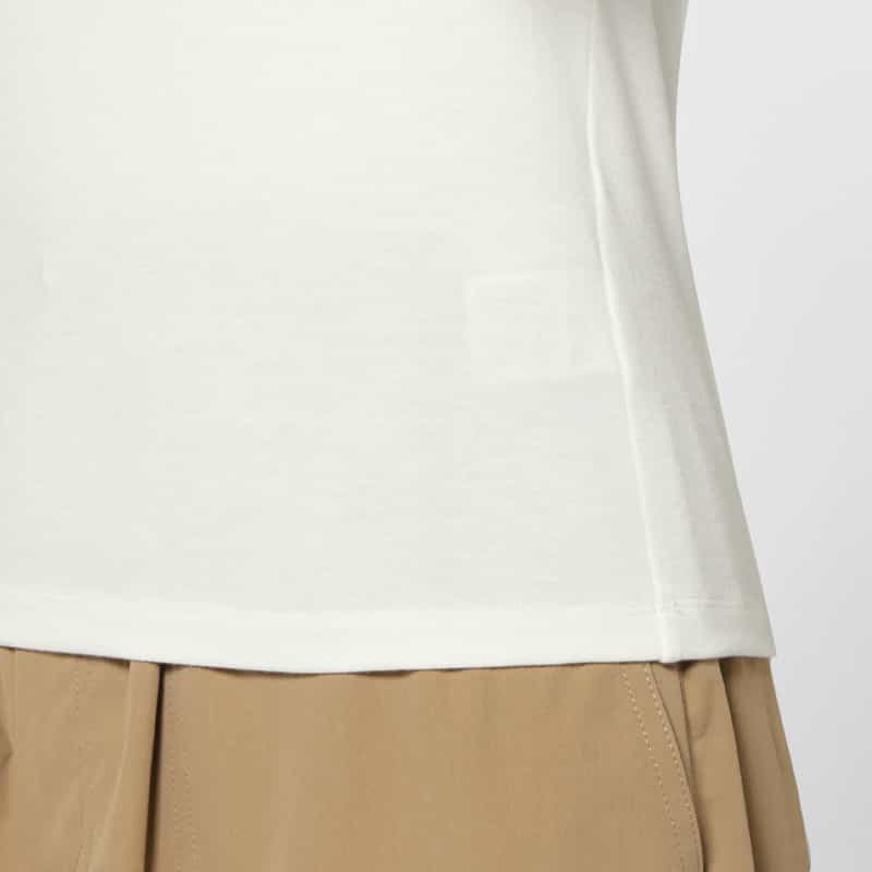 BARNEYS NEW YORK オフショルダー フリルカットソー OFF WHITE