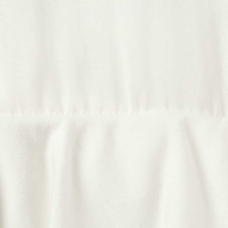 BARNEYS NEW YORK オフショルダー フリルカットソー OFF WHITE