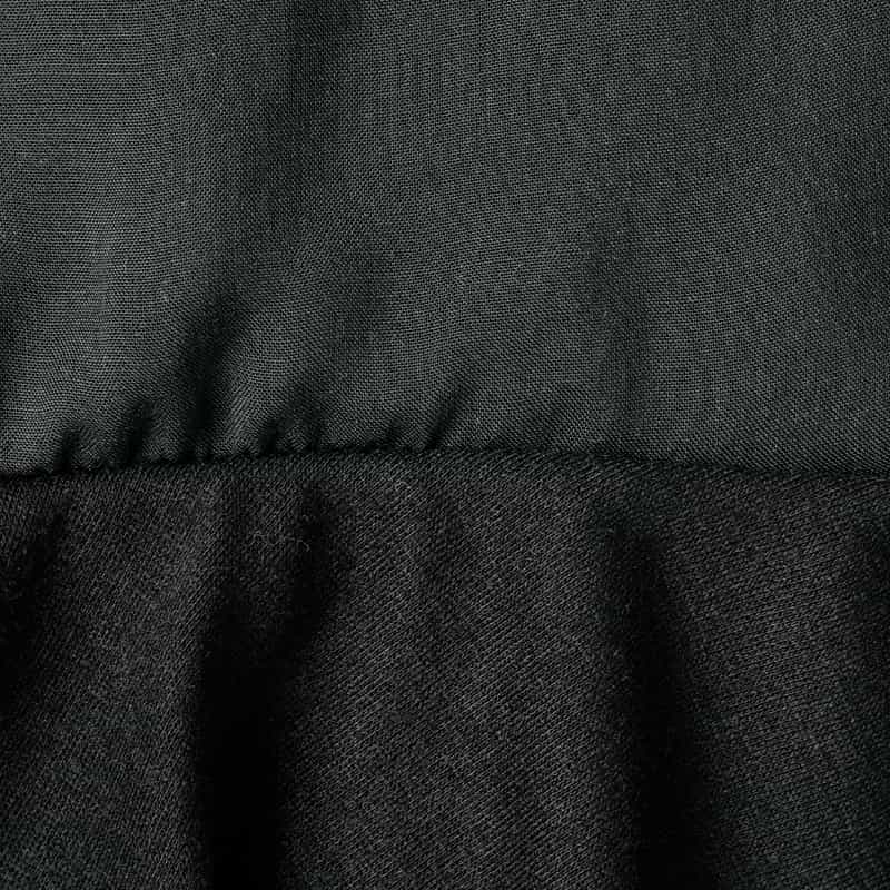 BARNEYS NEW YORK オフショルダー フリルカットソー BLACK