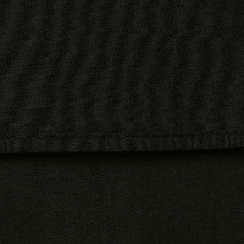 BARNEYS NEW YORK ウォッシャブル バックリボンギャザードレス BLACK