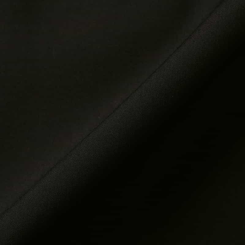 BARNEYS NEW YORK ウォッシャブル バックリボンギャザードレス BLACK