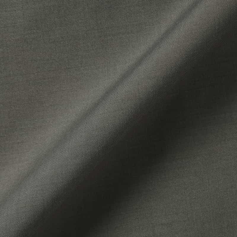 BARNEYS NEW YORK ウォッシャブル バックリボンギャザードレス DARK GRAY