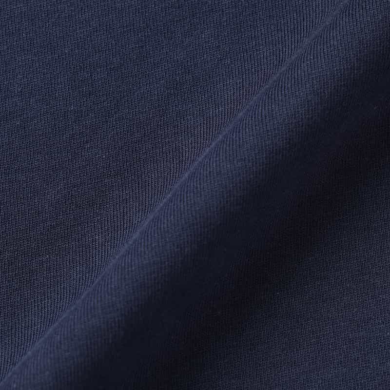 BARNEYS NEW YORK コットン素材 アシンメトリーヘムデザインドレス NAVY