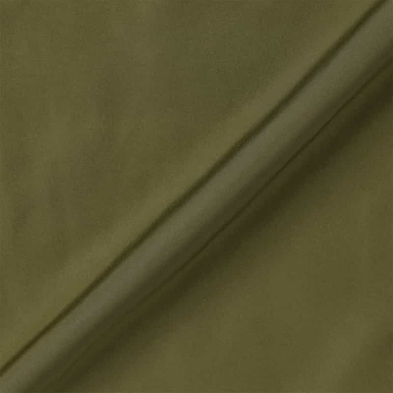 BARNEYS NEW YORK ウォッシャブル フレンチスリーブギャザードレス KHAKI