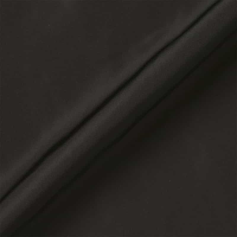 BARNEYS NEW YORK ウォッシャブル フレンチスリーブギャザードレス BLACK