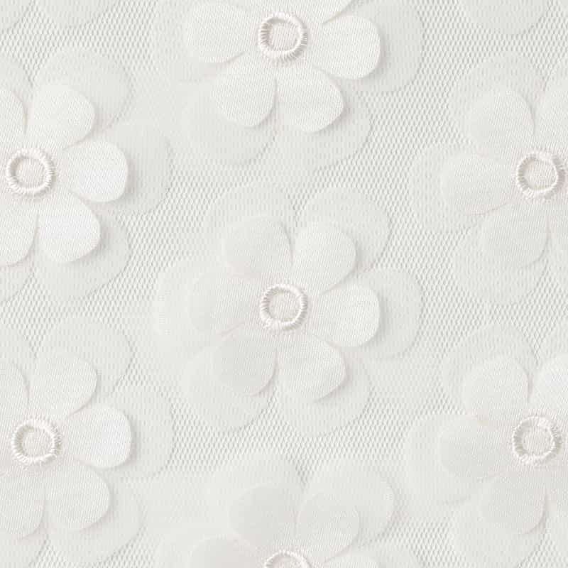 EPINGLER EPINGLER ＜エピングラー＞ フラワーモチーフ シアーカーディガン WHITE