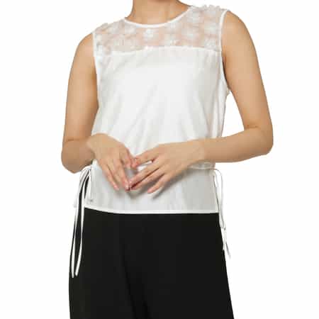 EPINGLER ＜エピングラー＞ フラワーモチーフ ブラウス