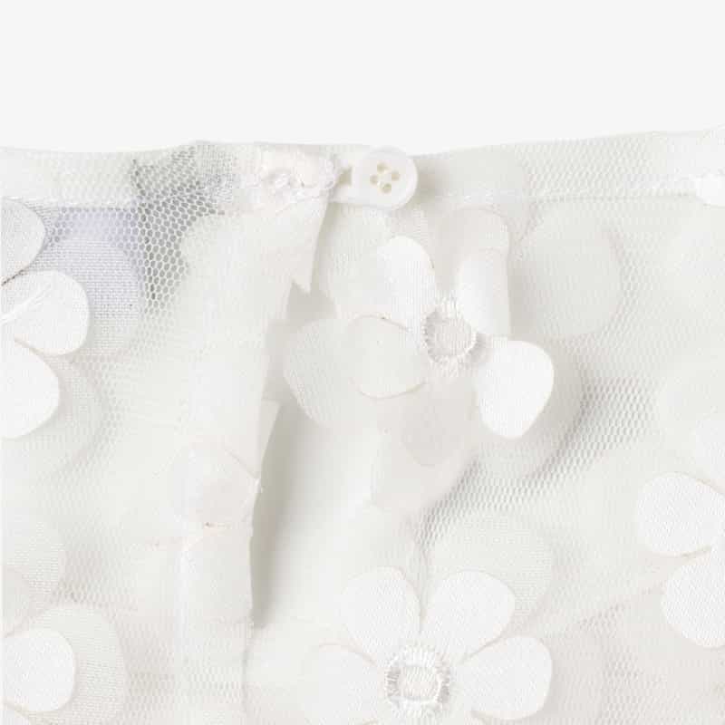 EPINGLER EPINGLER ＜エピングラー＞ フラワーモチーフ ブラウス WHITE