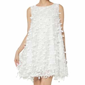 EPINGLER ＜エピングラー＞ エンブロイダリーフラワーデザイン ドレス