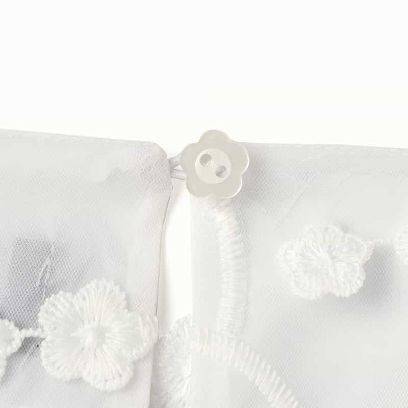 EPINGLER EPINGLER ＜エピングラー＞ エンブロイダリーフラワーデザイン ドレス WHITE