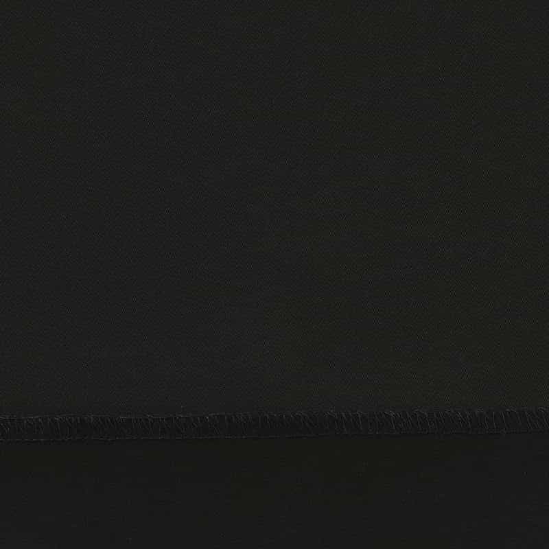 BARNEYS NEW YORK ウォッシャブル ダブルクロスワイドパンツ BLACK