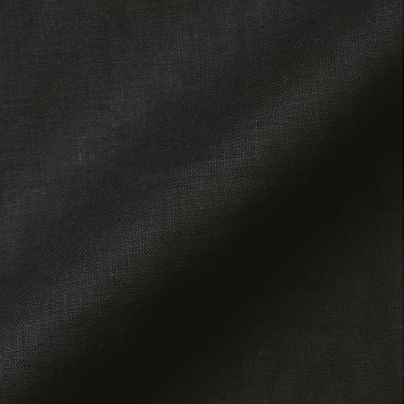 BARNEYS NEW YORK リネン素材ロングドレス （ペチコート付き） BLACK