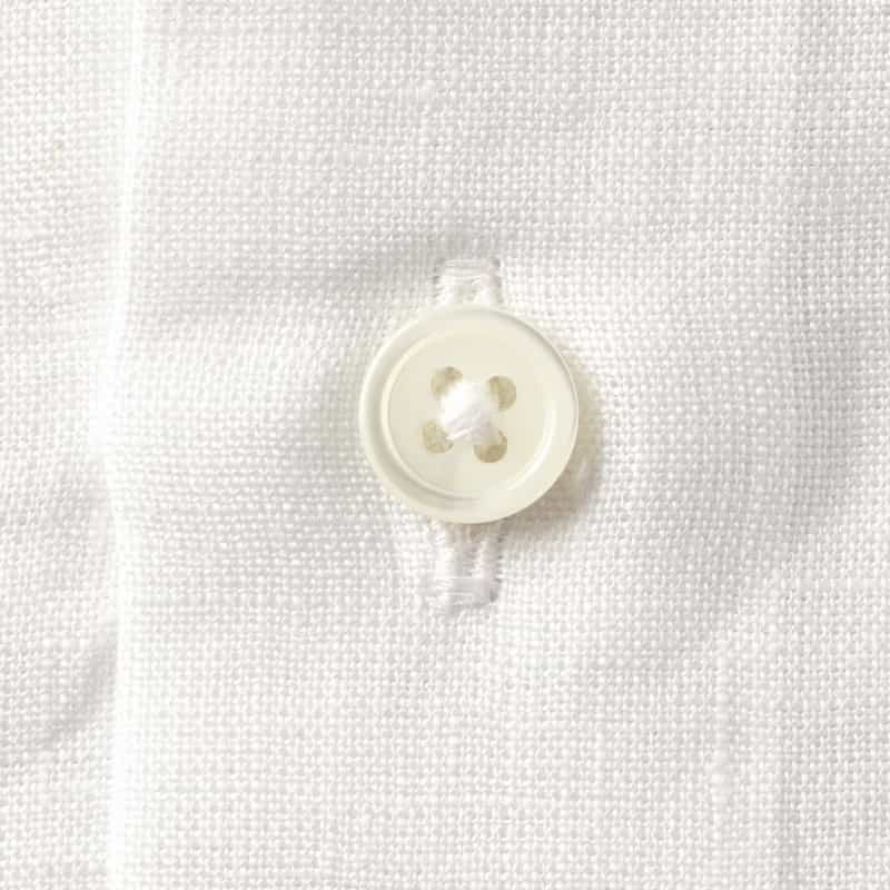 BARNEYS NEW YORK リネンシャツ WHITE