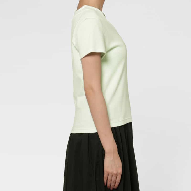 KANAKO SAKAI KANAKO SAKAI＜カナコ サカイ＞ デザインネックTシャツ LIGHT GREEN