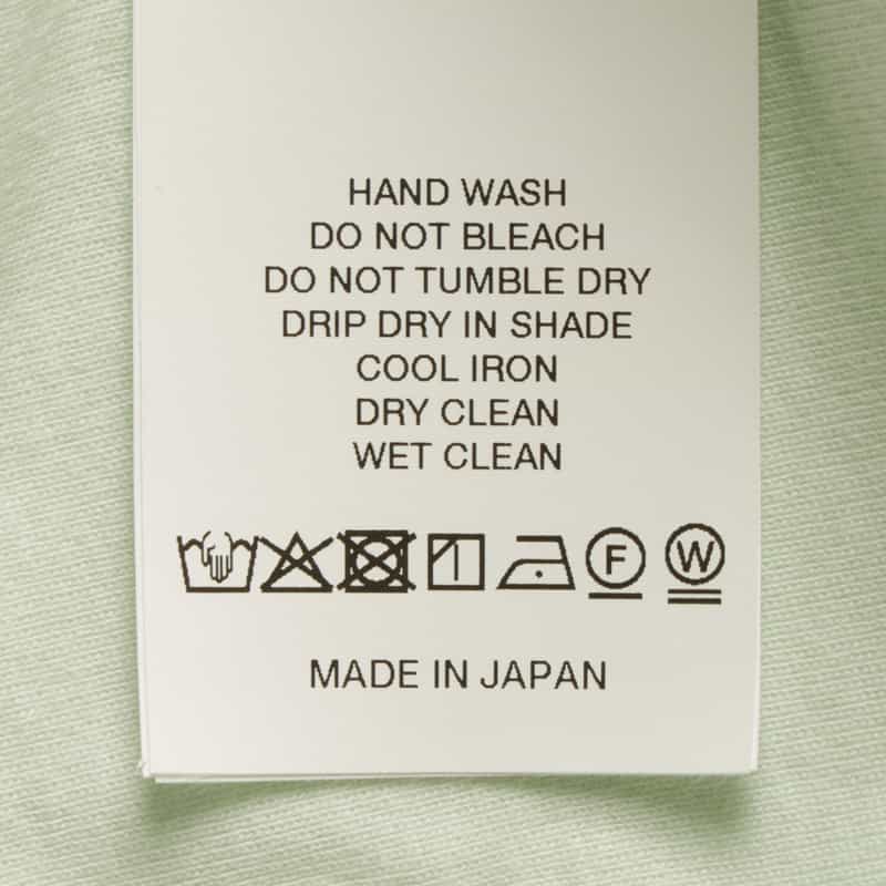 KANAKO SAKAI KANAKO SAKAI＜カナコ サカイ＞ デザインネックTシャツ LIGHT GREEN