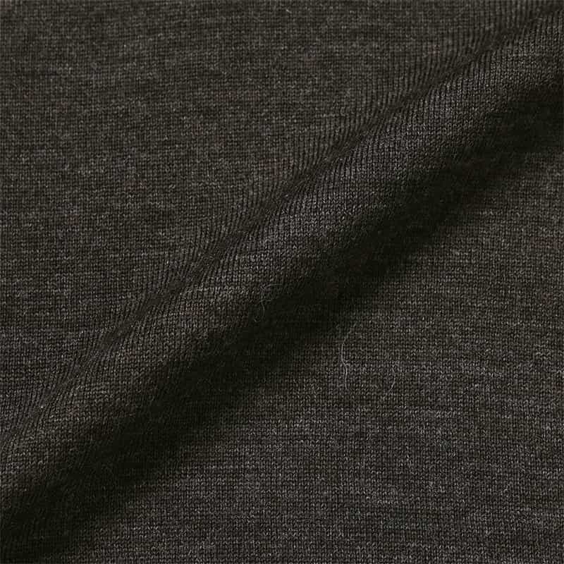 AMOMENTO AMOMENTO ＜アモーメント＞ Vネックウールニットプルオーバー GRAY