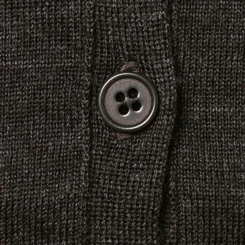 AMOMENTO AMOMENTO ＜アモーメント＞ Vネック クロップドニットカーディガン GRAY