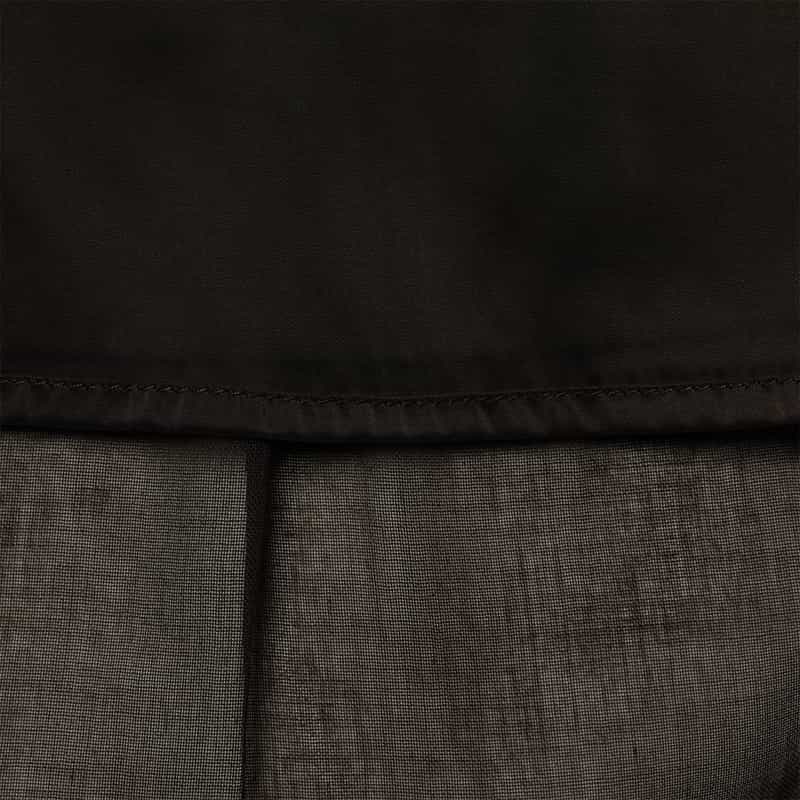 AMOMENTO AMOMENTO ＜アモーメント＞ シアー素材プリーツスカート BROWN