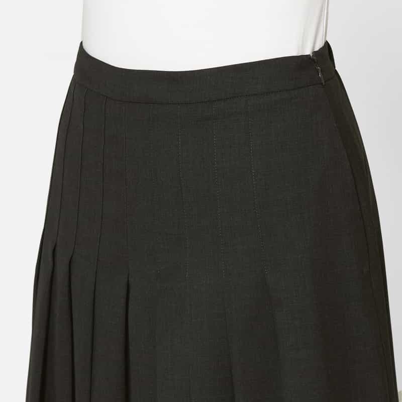 AMOMENTO AMOMENTO ＜アモーメント＞ フロントタックデザイン ワイドキュロットパンツ GRAY