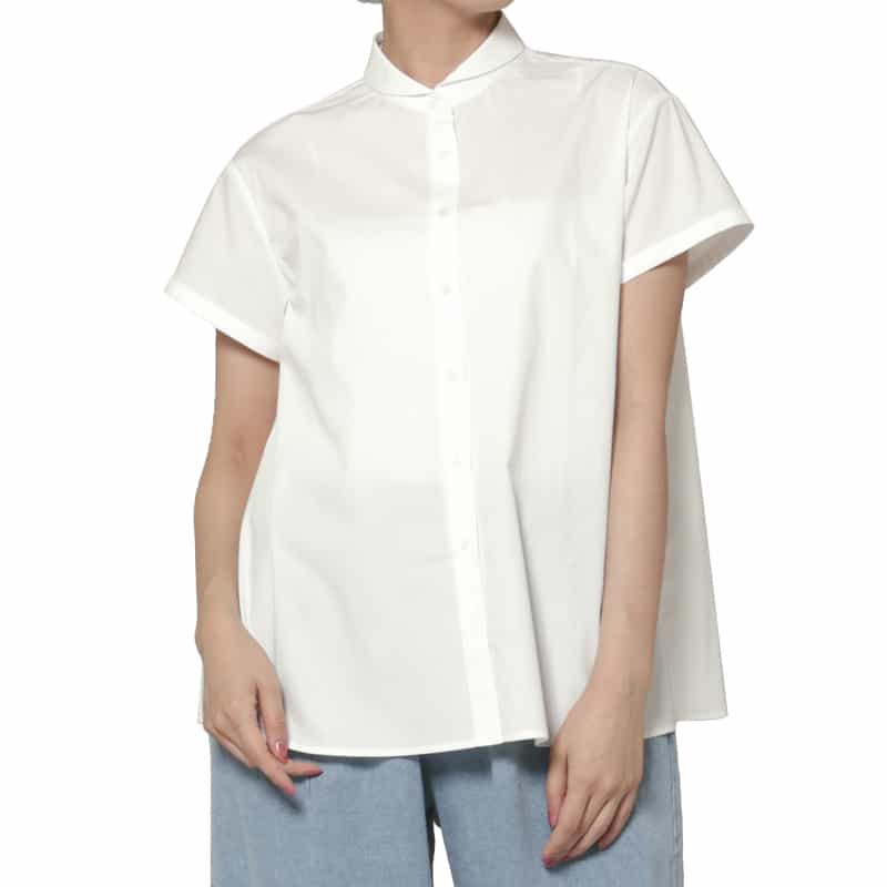 ROBERT FRIEDMAN ROBERT FRIEDMAN ＜ロベルト フリッドマン＞ ハーフスリーブシャツ WHITE