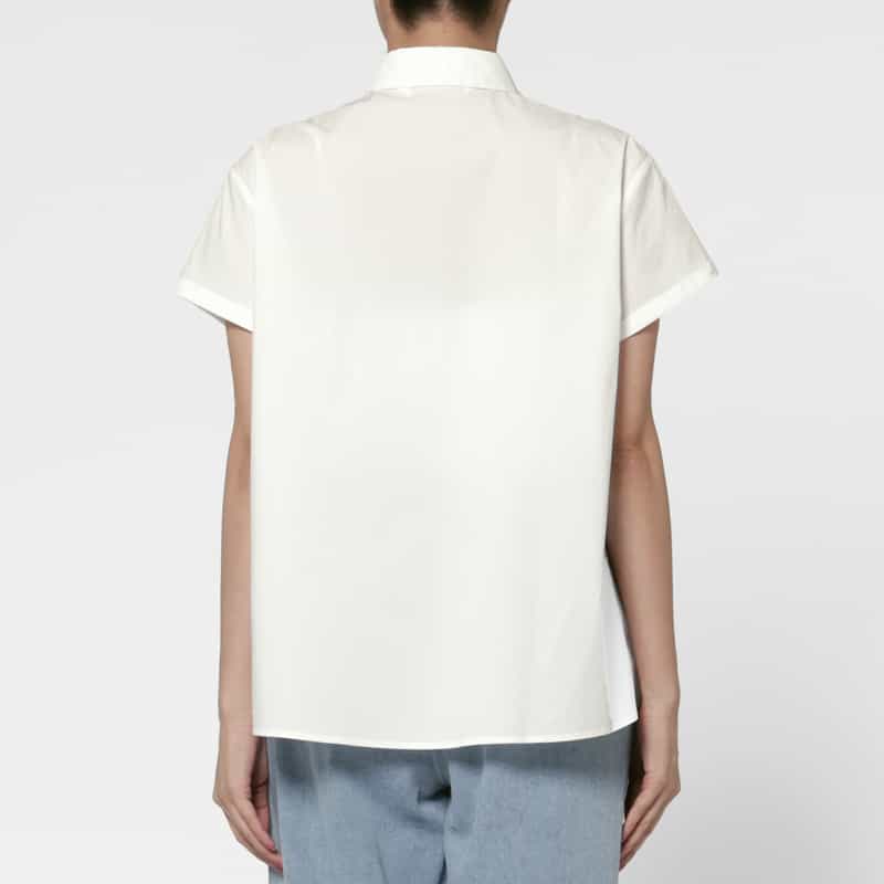 ROBERT FRIEDMAN ROBERT FRIEDMAN ＜ロベルト フリッドマン＞ ハーフスリーブシャツ WHITE