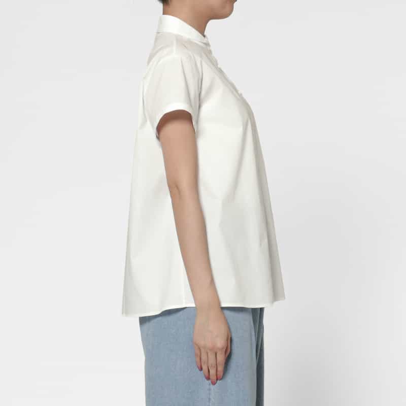 ROBERT FRIEDMAN ROBERT FRIEDMAN ＜ロベルト フリッドマン＞ ハーフスリーブシャツ WHITE