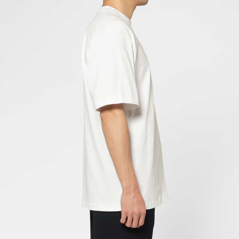 BARNEYS NEW YORK "BARNEYS" ＜チャンピオン＞ ロゴ入りカットソー WHITE