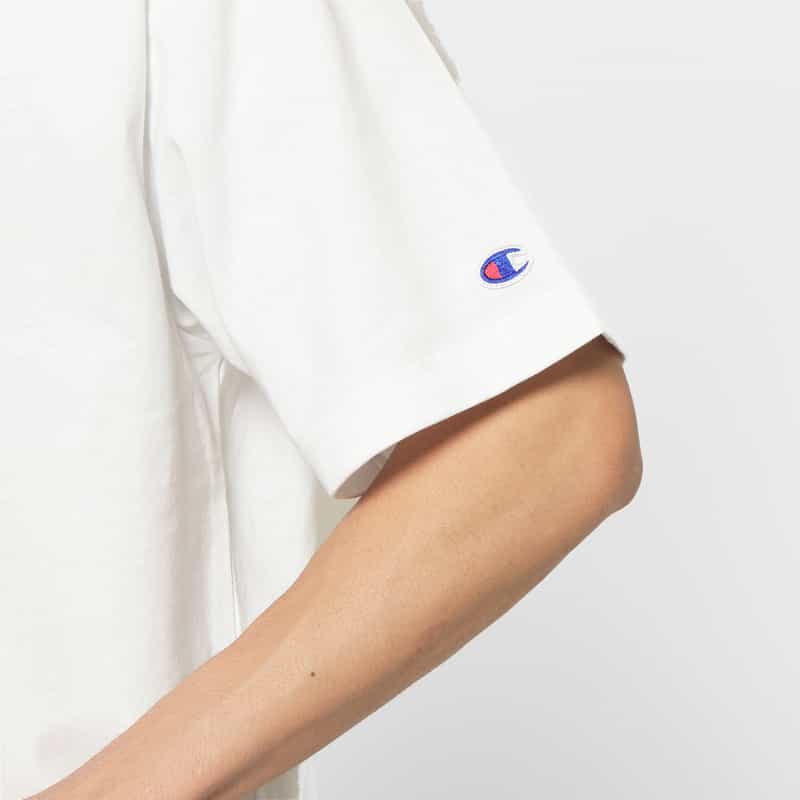 BARNEYS NEW YORK "BARNEYS" ＜チャンピオン＞ ロゴ入りカットソー WHITE