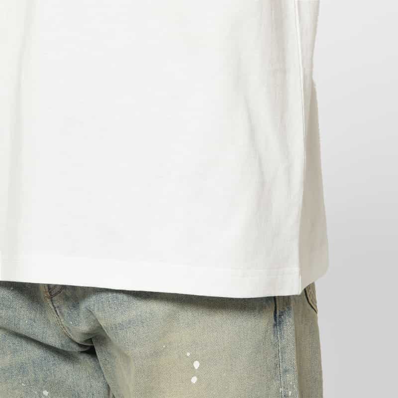 BARNEYS NEW YORK "BARNEYS" ＜チャンピオン＞ ロゴ入りカットソー WHITE