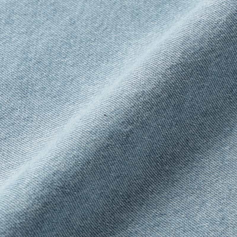 BASERANGE BASERANGE ＜ベースレンジ＞ デニム ワンショルダードレス LIGHT BLUE