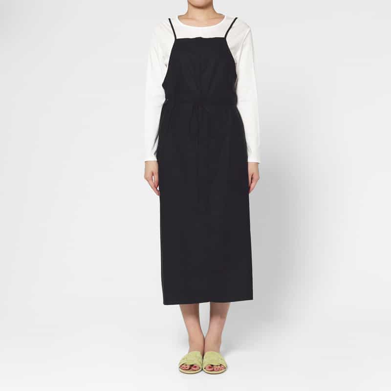 BASERANGE BASERANGE ＜ベースレンジ＞ エプロンドレス BLACK