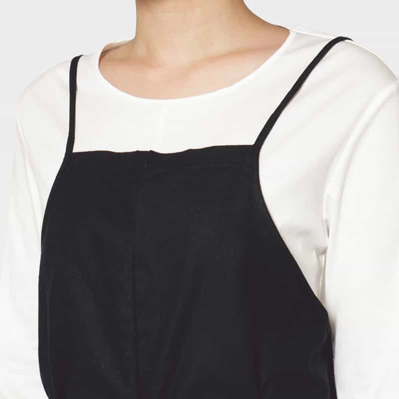 BASERANGE BASERANGE ＜ベースレンジ＞ エプロンドレス BLACK