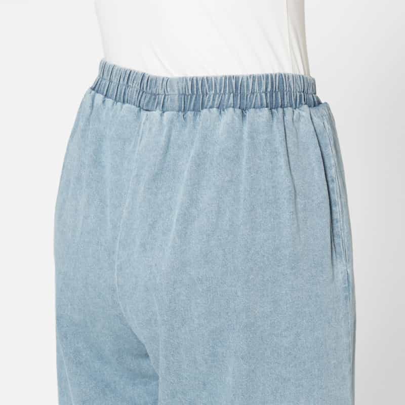 BASERANGE BASERANGE ＜ベースレンジ＞ デニム イージーパンツ LIGHT BLUE