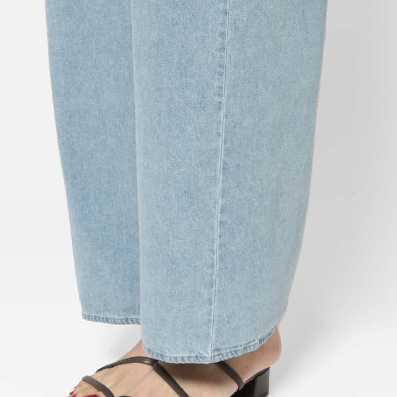 BASERANGE BASERANGE ＜ベースレンジ＞ デニム イージーパンツ LIGHT BLUE
