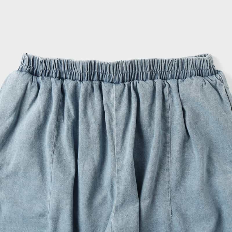 BASERANGE BASERANGE ＜ベースレンジ＞ デニム イージーパンツ LIGHT BLUE