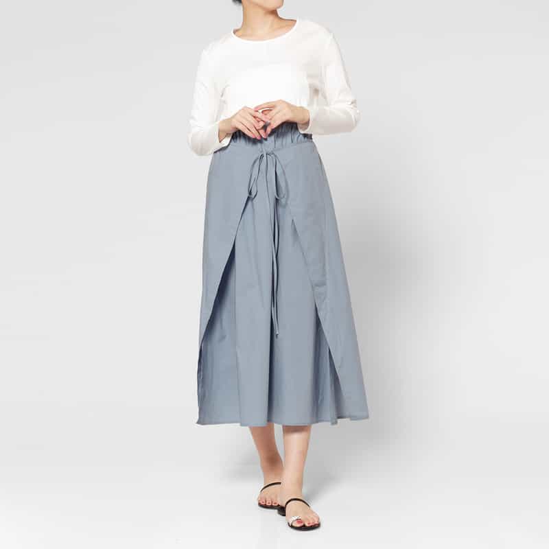 BASERANGE BASERANGE ＜ベースレンジ＞ パネルスカート BLUE