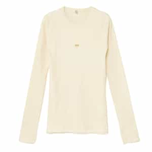 BASERANGE ＜ベースレンジ＞ ハート型カットアウト リブカットソー